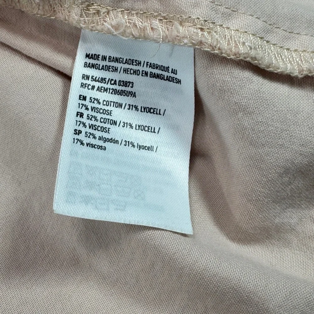 American Eagle Women's Utility Jacket S‎ Pink Cargo Military Hooded Coat